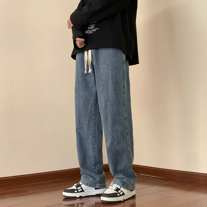 Herren Bequeme Denim-Hose mit elastischem Bund Nord Taschen
