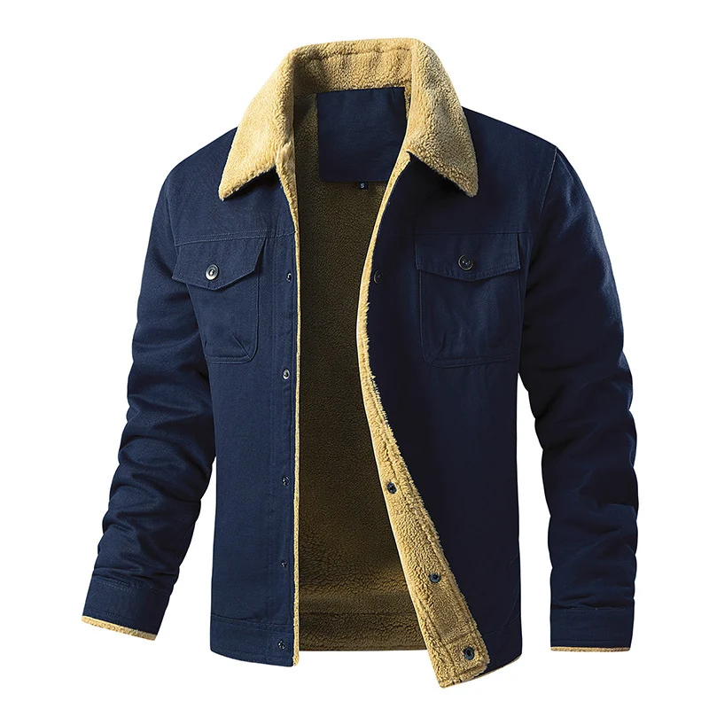 Herren Bequeme und warme Steppjacke Nord Taschen
