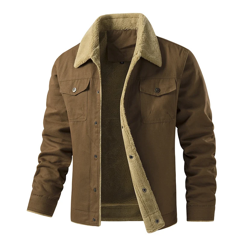 Herren Bequeme und warme Steppjacke Nord Taschen