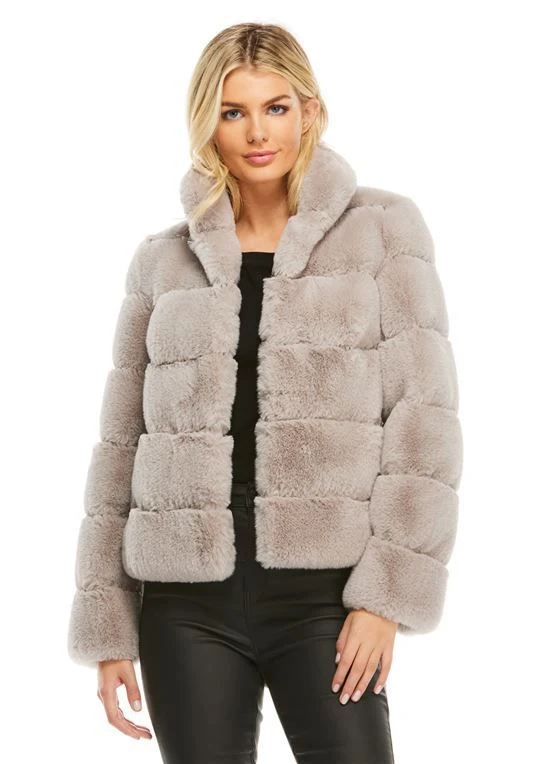 Damen Modische Daunenjacke mit hohem Kragen
