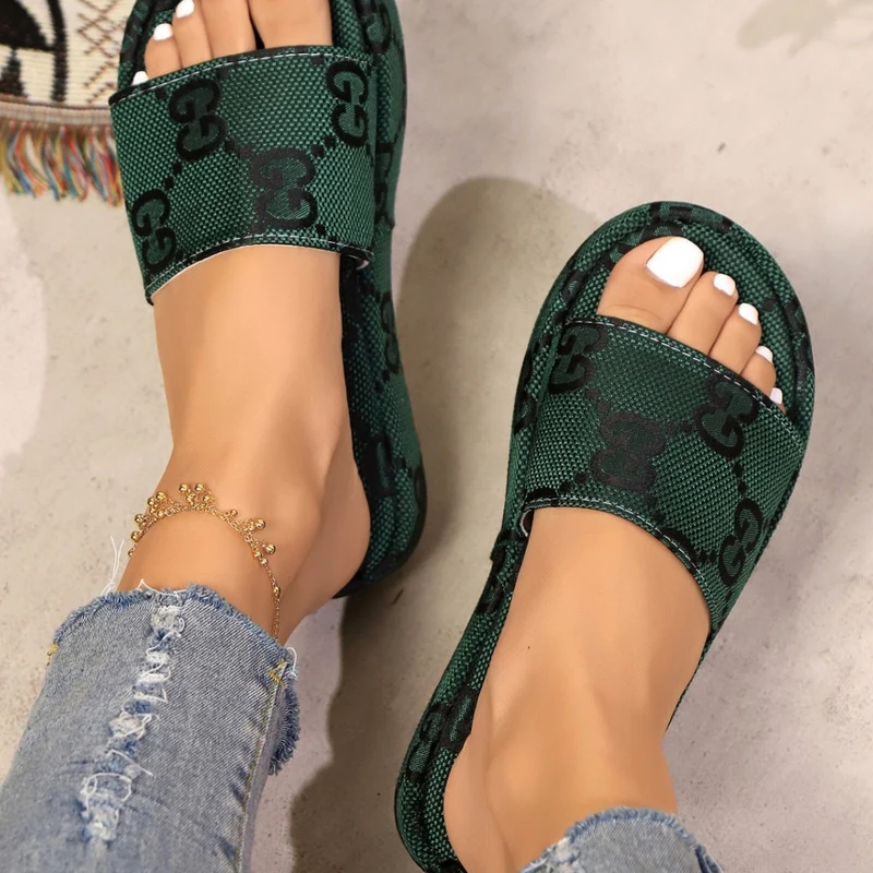 Damen Modische Flip-Flop Pantoletten mit Komfort-Ausschnitt - Vittorelli