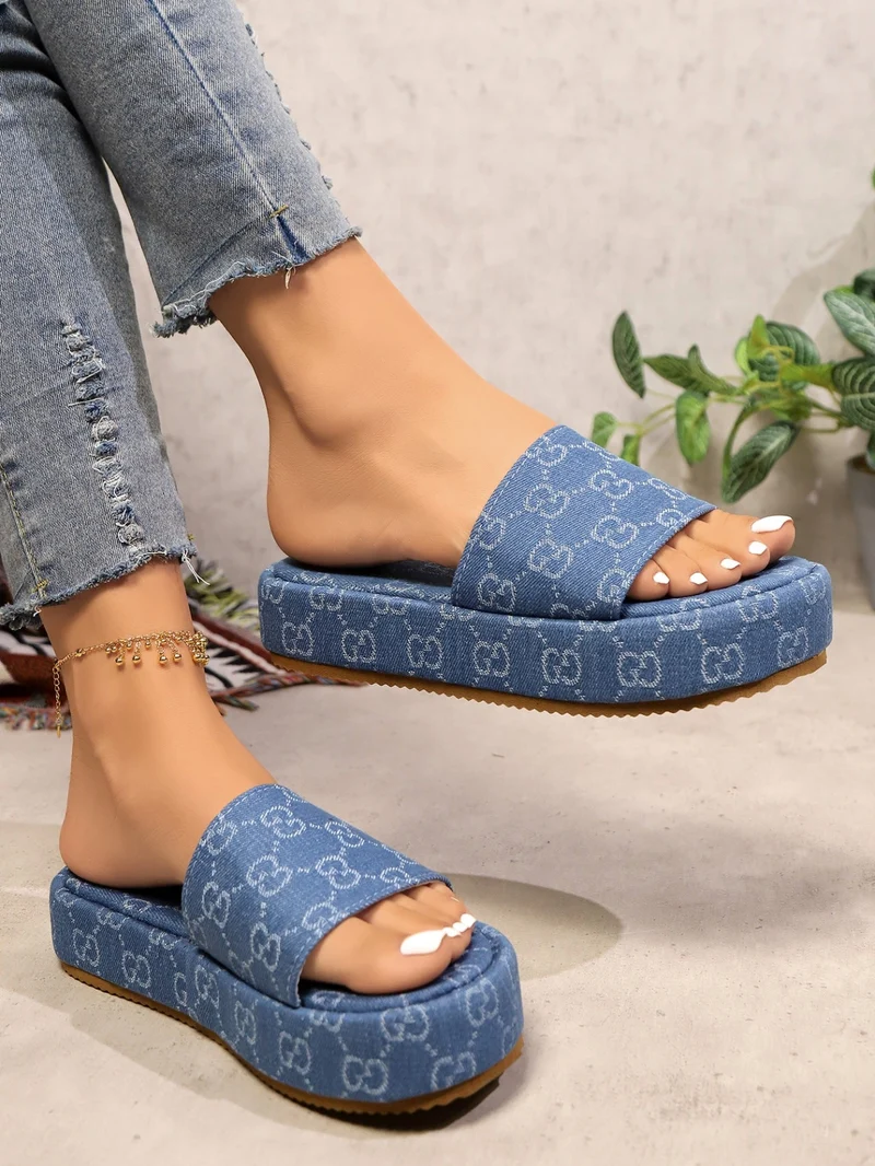 Damen Modische Flip-Flop Pantoletten mit Komfort-Ausschnitt - Vittorelli