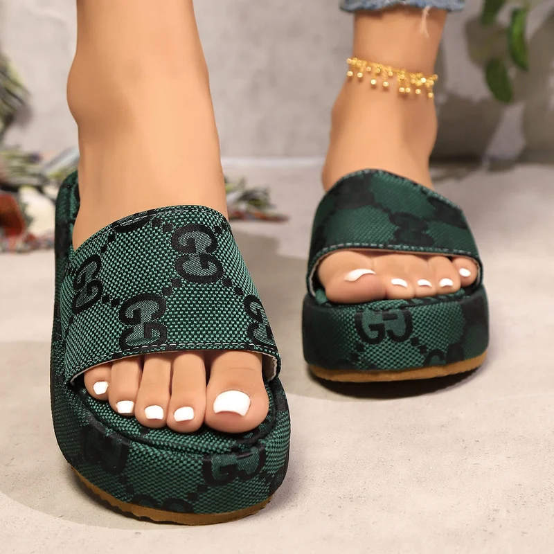 Damen Modische Flip-Flop Pantoletten mit Komfort-Ausschnitt - Vittorelli