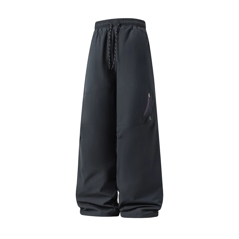 Unisex Weite wasserabweisende Outdoor-Hose mit hohem Bund und Reißverschlusstasche Nord Taschen