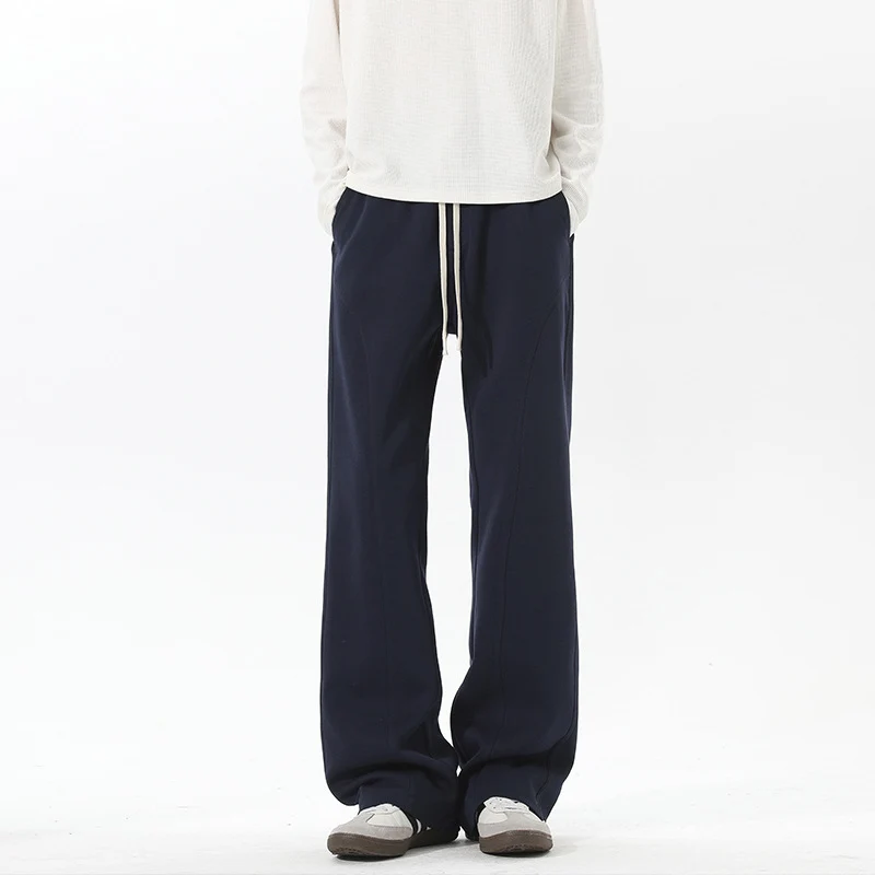 Herren Oversize‑Sweathose im Baggy‑Cut mit Tunnelzug und dekorativen Nähten Nord Taschen