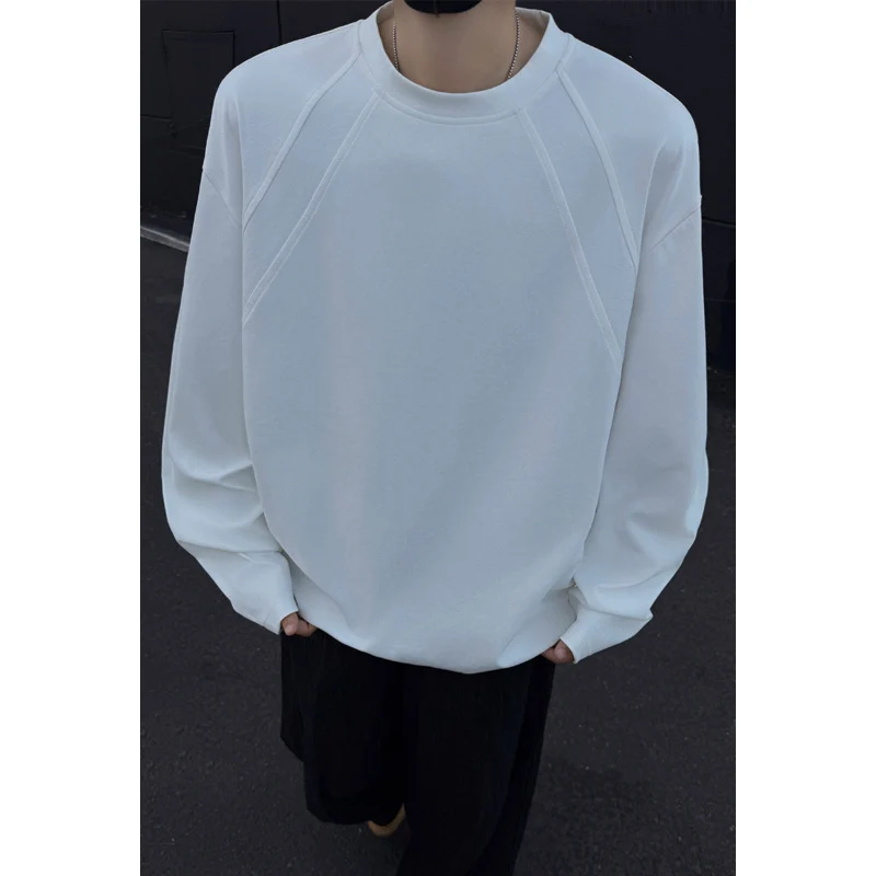 Herren Oversize Rundhals‑Sweatshirt mit Raglanärmeln und cleanem Minimaldesign Nord Taschen