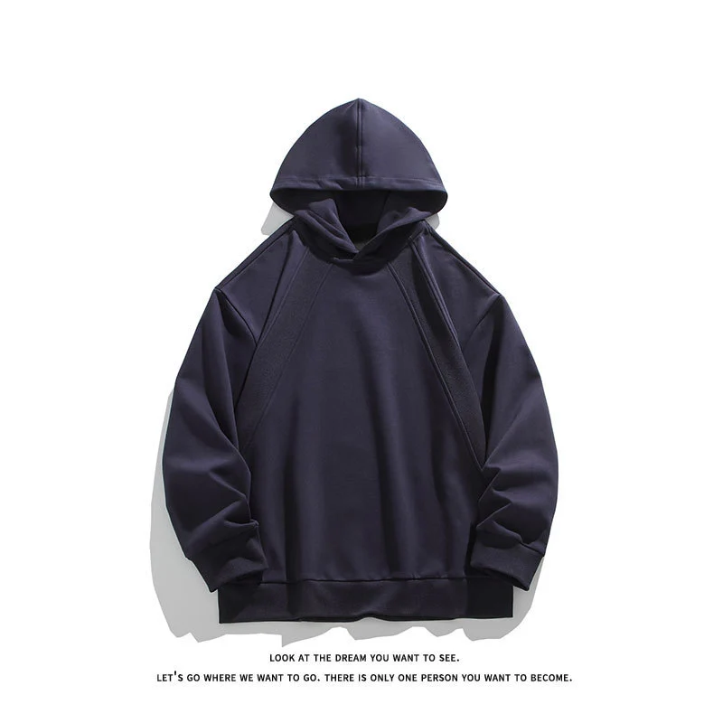 Herren Oversize-Kapuzenpullover mit Raglannähten und minimalistischem Streetwear-Design Nord Taschen