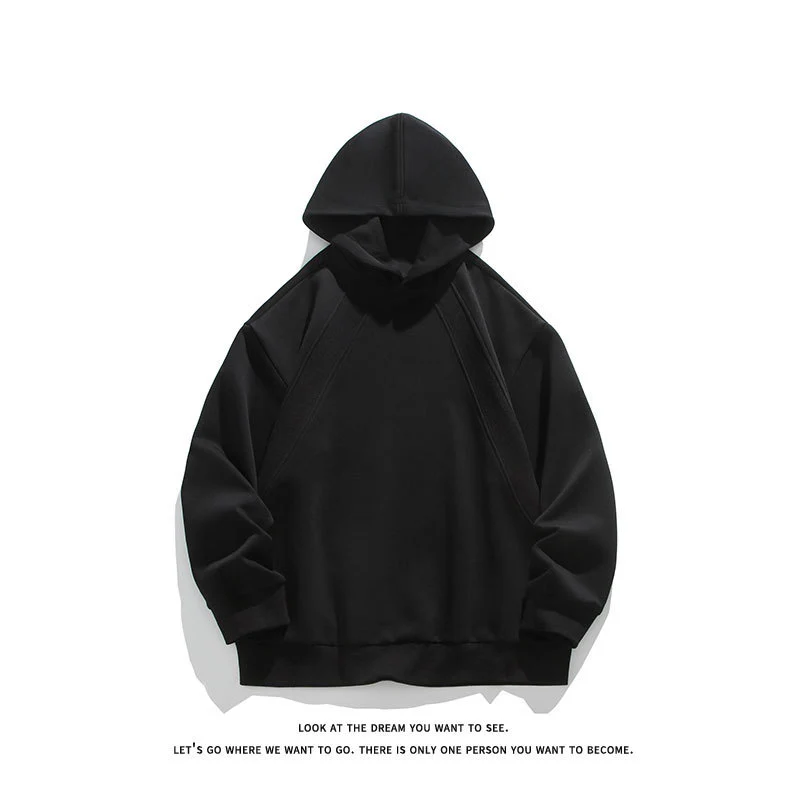 Herren Oversize-Kapuzenpullover mit Raglannähten und minimalistischem Streetwear-Design Nord Taschen
