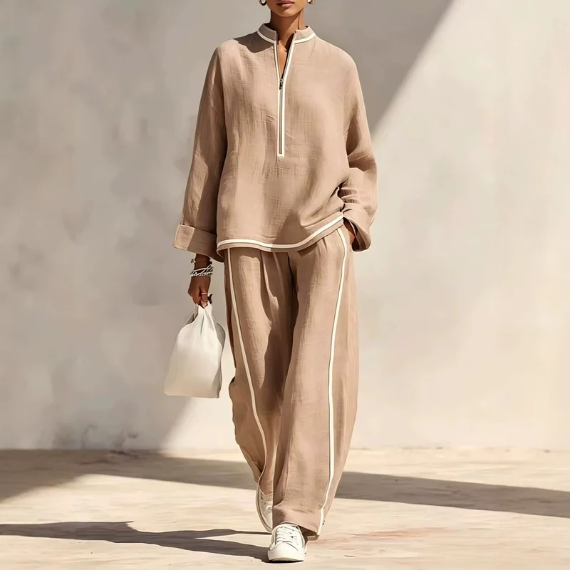 Damen Luftiges und elegantes Pyjama-Set Nord Taschen