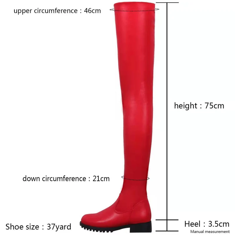 Damen Overknee-Stiefel mit elastischem Stretchschaft und Profilsohle Nord Taschen