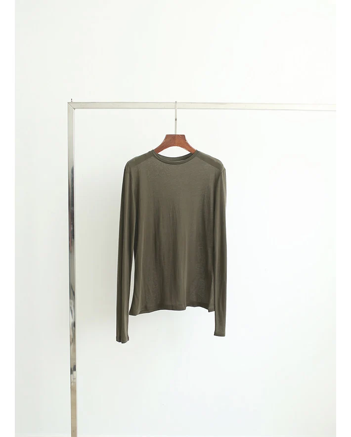 Damen Langarmshirt mit weichem Griff Nord Taschen
