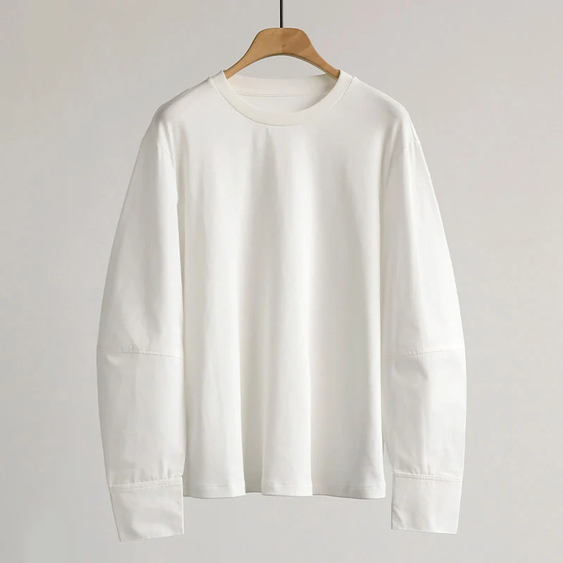 Damen Langarmshirt Nord Taschen