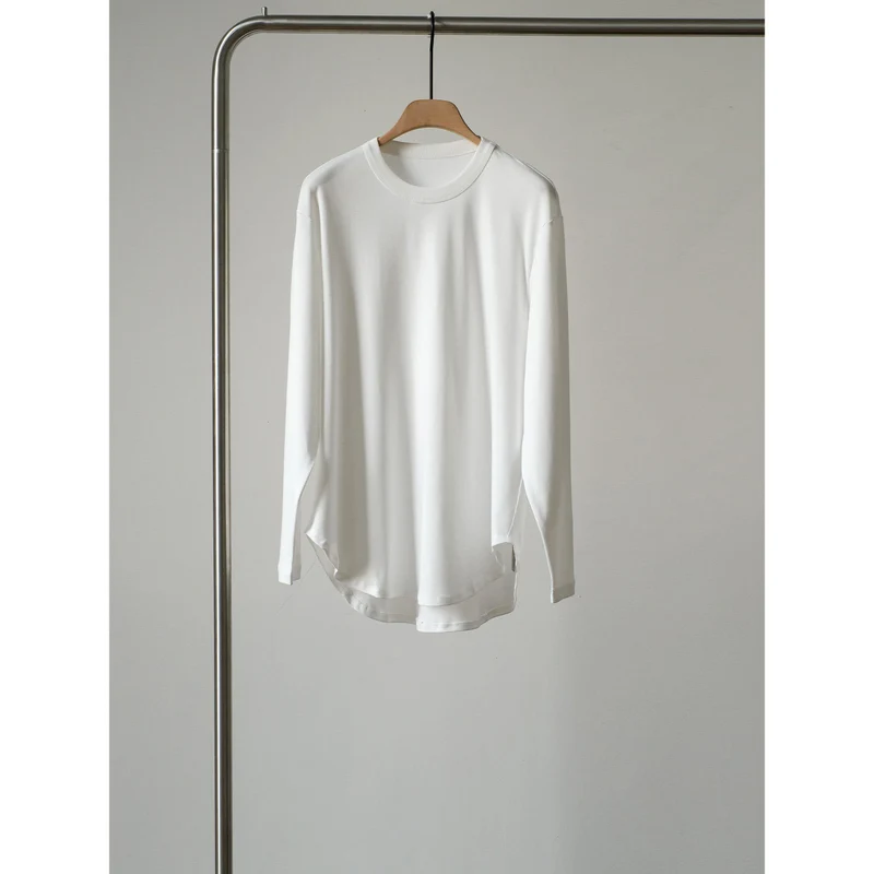Damen Langarmshirt aus weichem Baumwollmix Nord Taschen