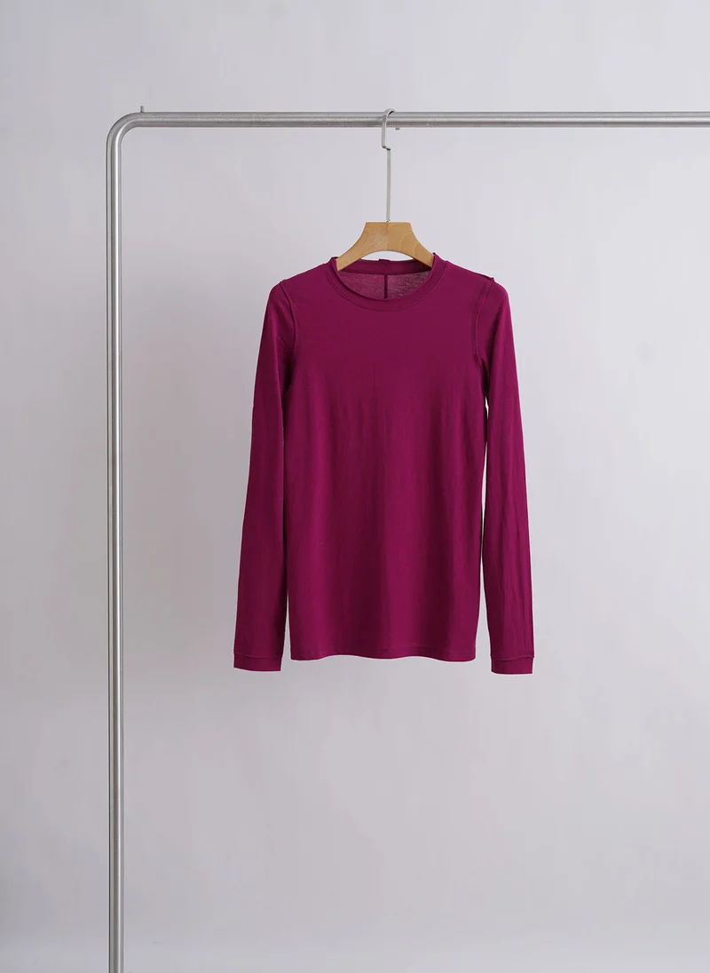 Damen Langarmshirt aus hochwertigem Baumwollmix Nord Taschen