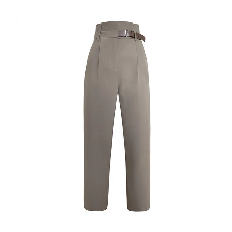 Damen Hochtaillierte Dress Pant Nord Taschen