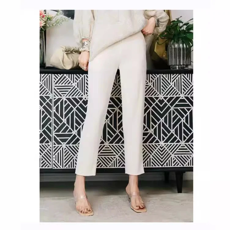 Damen Hochtaillierte Business-Hose Nord Taschen