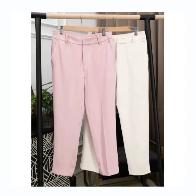 Damen Hochtaillierte Business-Hose Nord Taschen