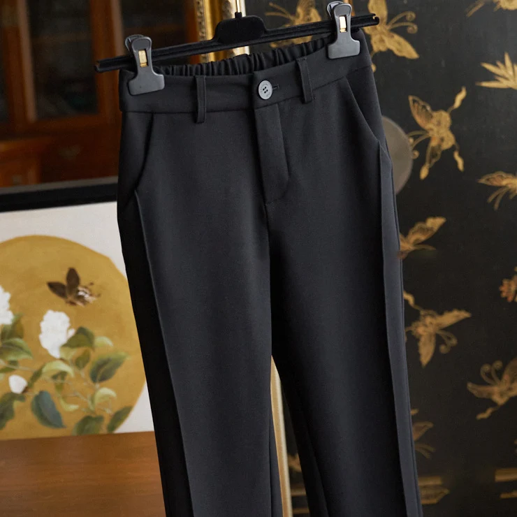 Damen Hoch taillierte Freizeit-Hose Nord Taschen