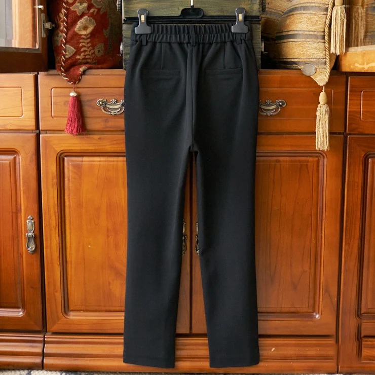 Damen Hoch taillierte Freizeit-Hose Nord Taschen