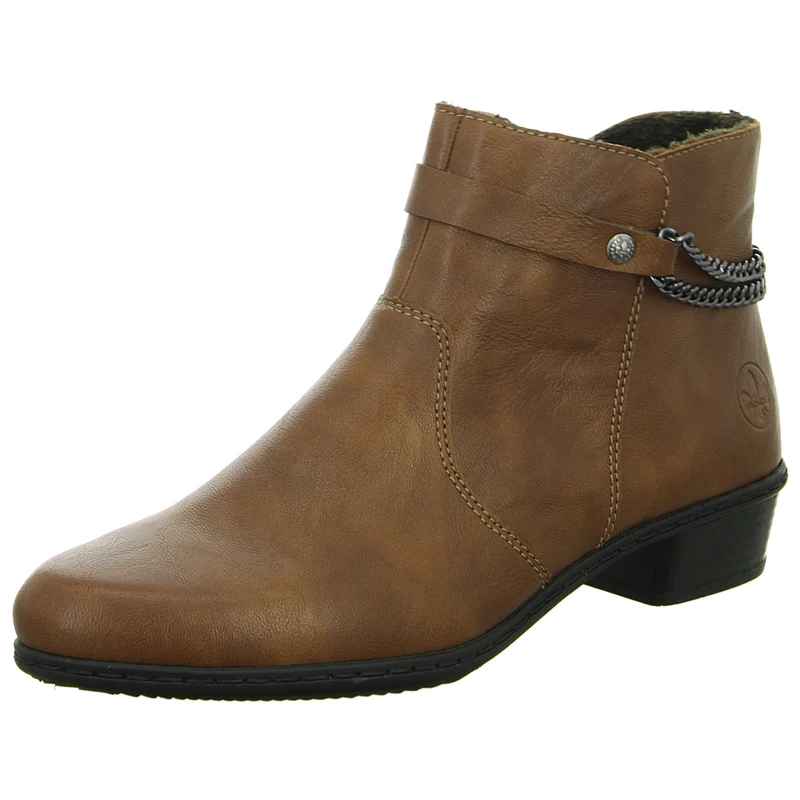 Rieker Schlupf-/Reißverschlußstiefelette Warmfutter ab 35mm Absatz