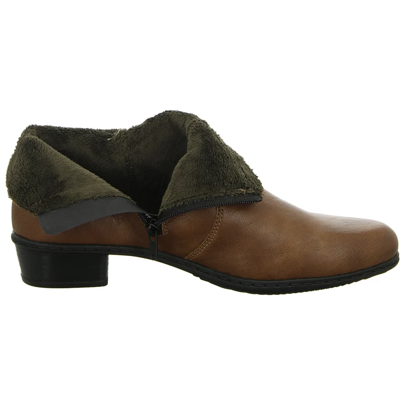 Rieker Schlupf-/Reißverschlußstiefelette Warmfutter ab 35mm Absatz