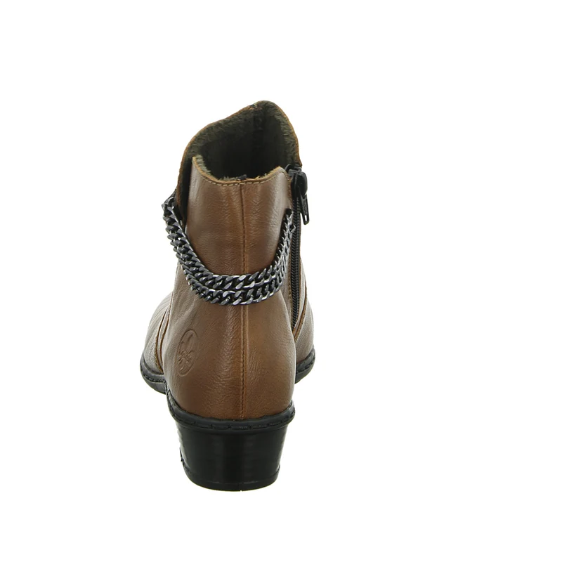 Rieker Schlupf-/Reißverschlußstiefelette Warmfutter ab 35mm Absatz