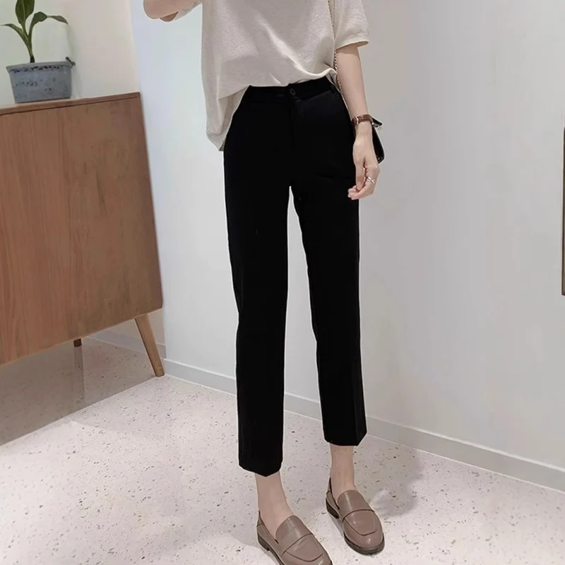 Damen Figurbetonte Stoffhose Nord Taschen