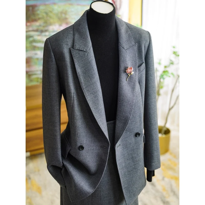 Damen Elegantes Blazer- und Rock-Set Nord Taschen 1789268527