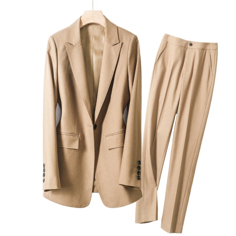 Damen elegantes Blazer- und Hosen-Set Nord Taschen