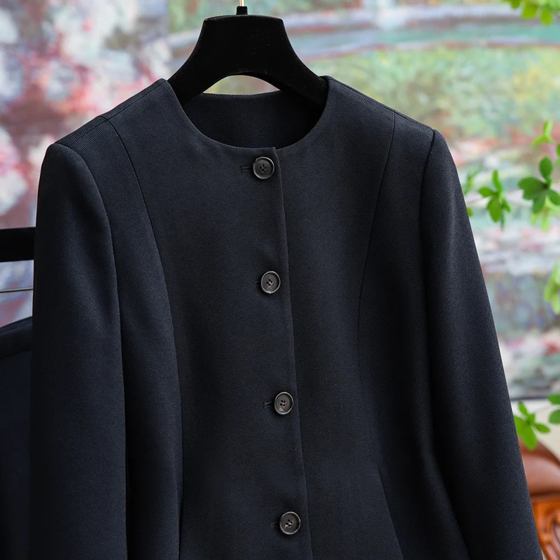 Damen Elegantes Blazer-Set mit Rock Nord Taschen