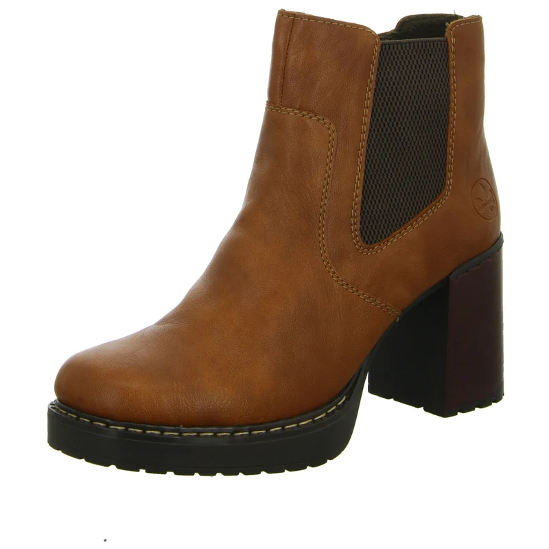 Rieker Schlupf-/Reißverschlußstiefelette Warmfutter ab 35mm Absatz