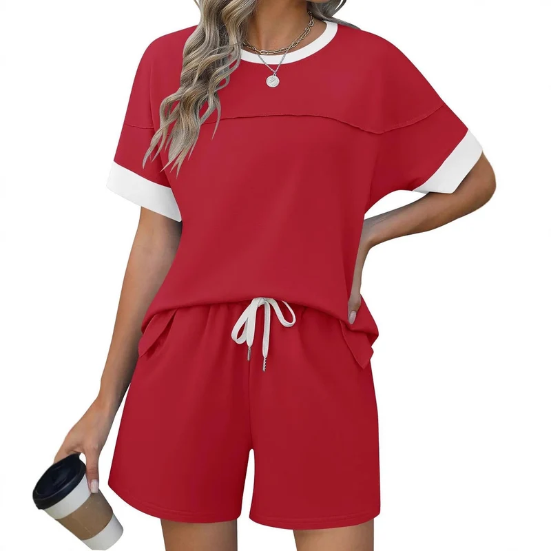 Damen lässiges Sport-Outfit mit elastischem Bund und praktischen Taschen Nord Taschen
