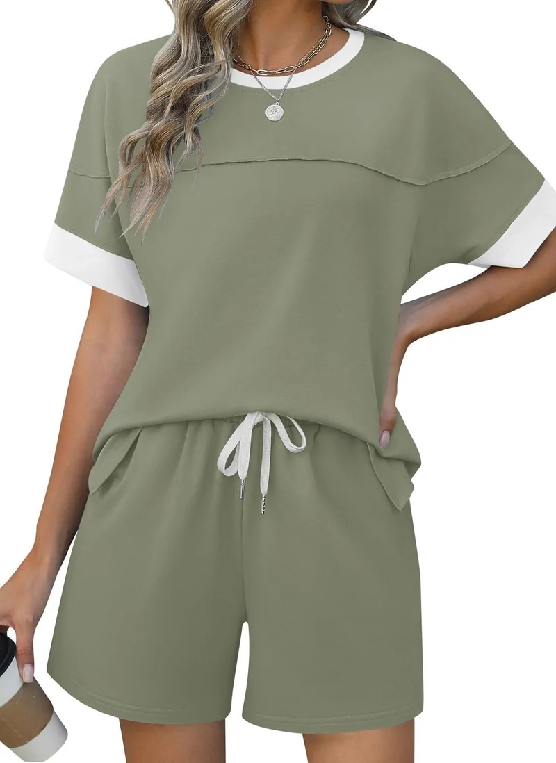 Damen lässiges Sport-Outfit mit elastischem Bund und praktischen Taschen Nord Taschen
