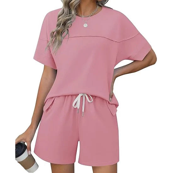 Damen lässiges Sport-Outfit mit elastischem Bund und praktischen Taschen Nord Taschen
