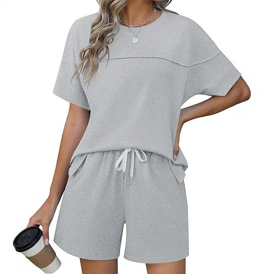 Damen lässiges Sport-Outfit mit elastischem Bund und praktischen Taschen Nord Taschen