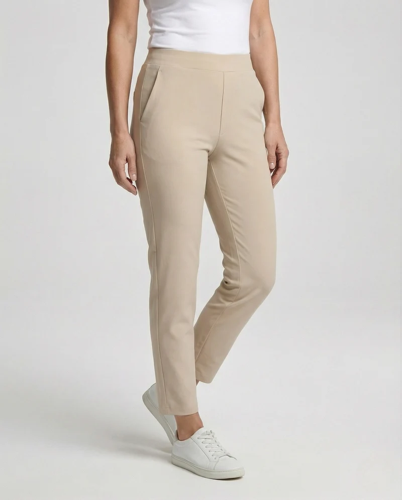 Freizeitkleidung Damen Stretchhose Schmal