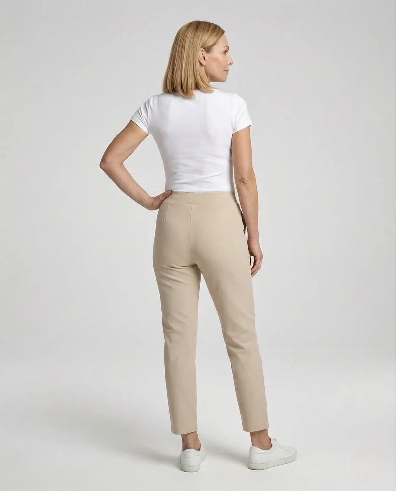 Freizeitkleidung Damen Stretchhose Schmal