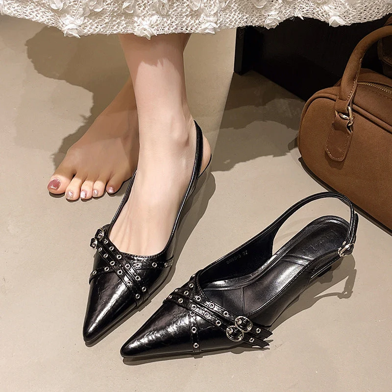 Damen Sling-Pumps mit modischem Riemendesign