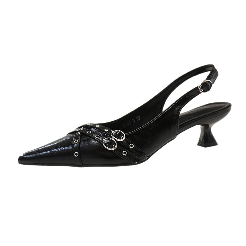Damen Sling-Pumps mit modischem Riemendesign