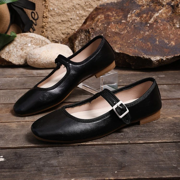 Damen Ballerinas mit modischem Schnallenverschluss und ergonomischer Fußbettung Nord Taschen