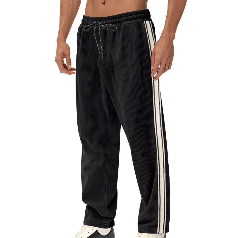 Herren Sportliche Plank-Hose mit Streifen-Design