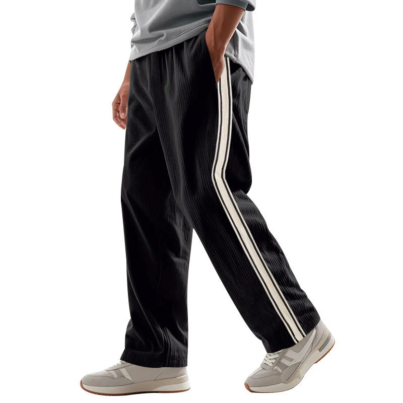 Herren Sportliche Plank-Hose mit Streifen-Design