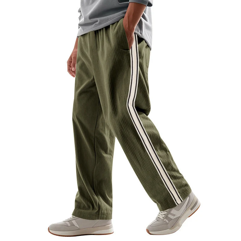 Herren Sportliche Plank-Hose mit Streifen-Design