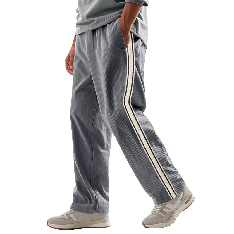 Herren Sportliche Plank-Hose mit Streifen-Design