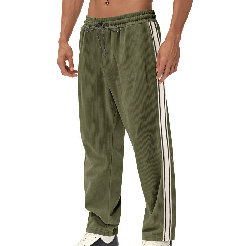 Herren Sportliche Plank-Hose mit Streifen-Design