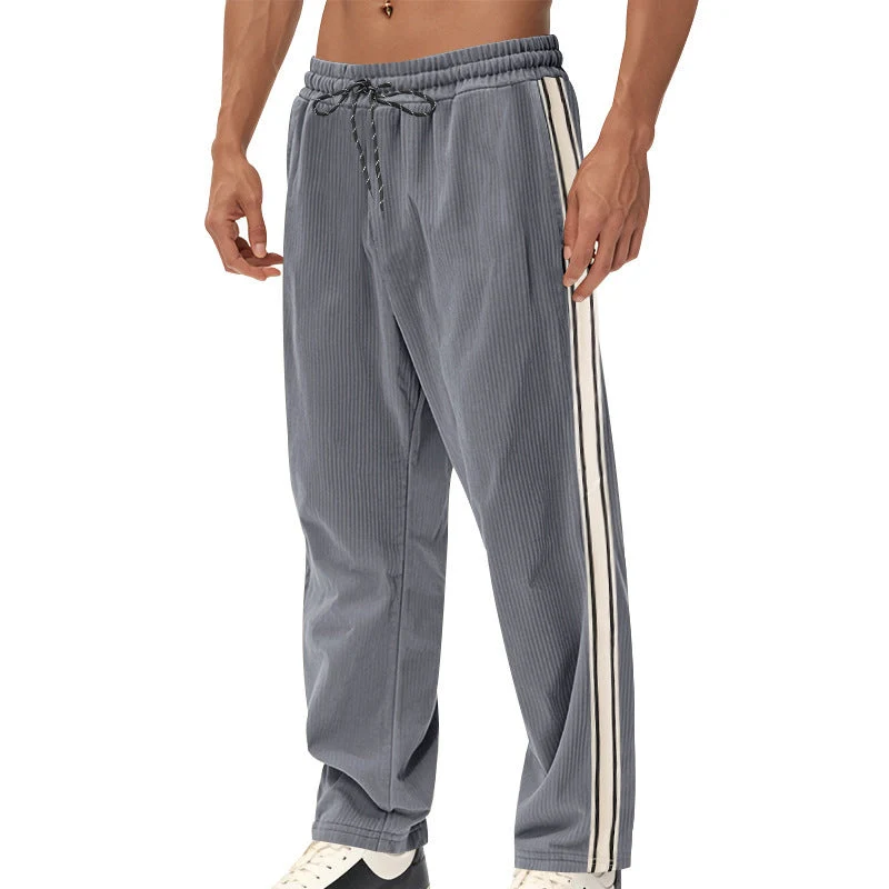 Herren Sportliche Plank-Hose mit Streifen-Design