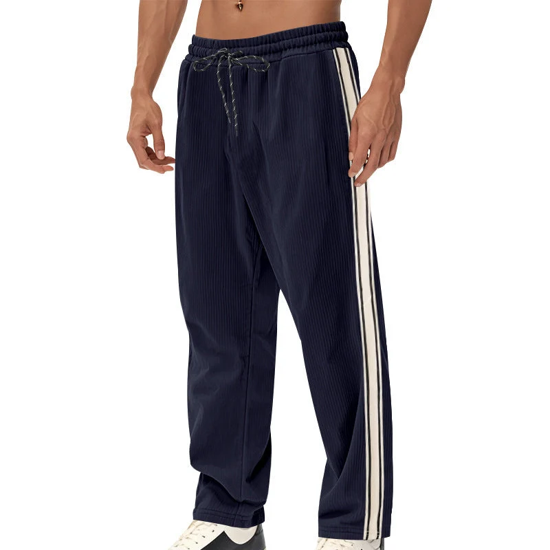 Herren Sportliche Plank-Hose mit Streifen-Design