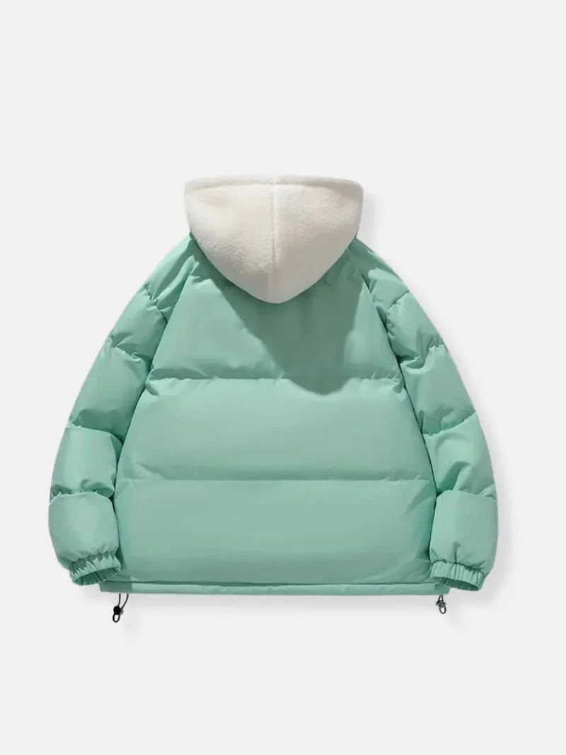 Warme Reißverschluss Winterjacke Komfort und Stil für Kalte Tage