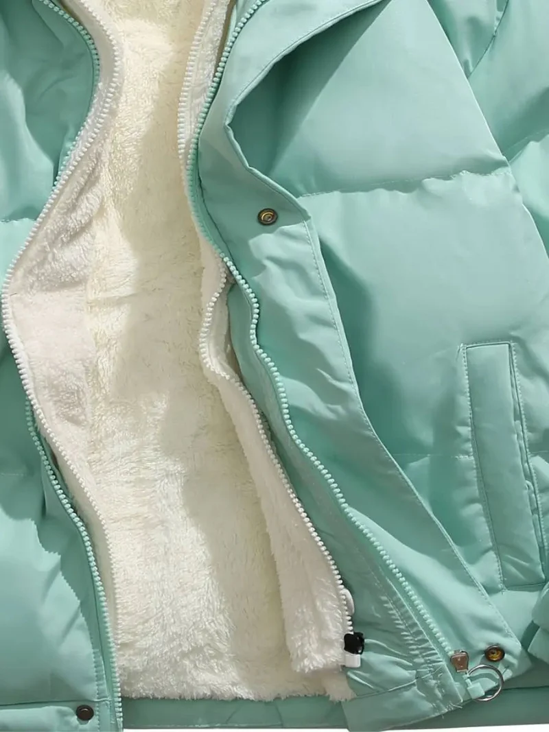 Warme Reißverschluss Winterjacke Komfort und Stil für Kalte Tage