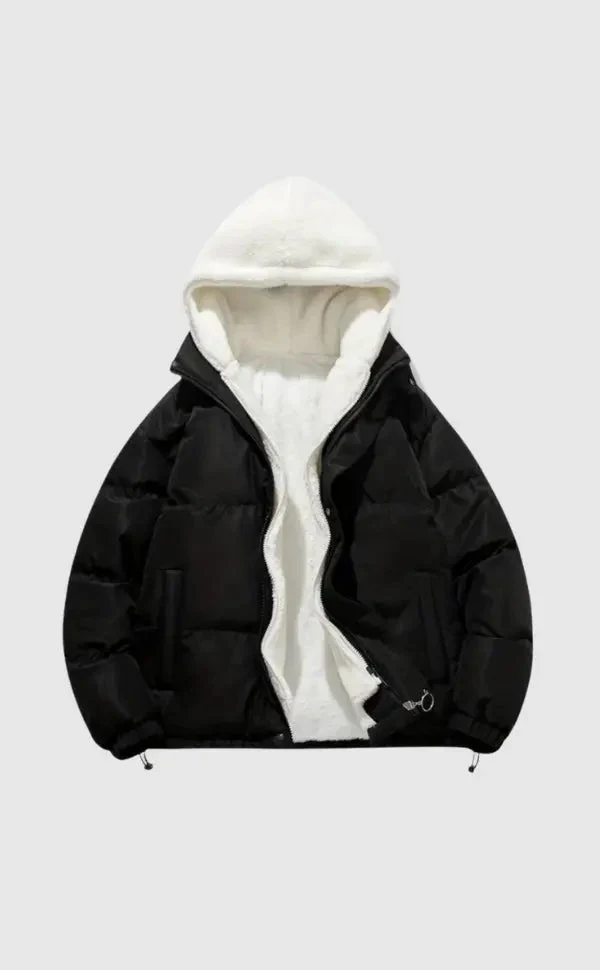 Warme Reißverschluss Winterjacke Komfort und Stil für Kalte Tage